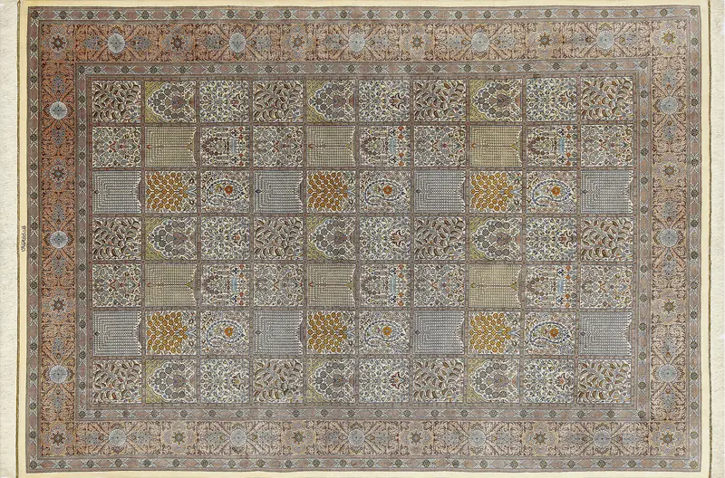 HandsGallery Ковры, созданные вручную TIMELESS Qum (Heshti) 22-1009321