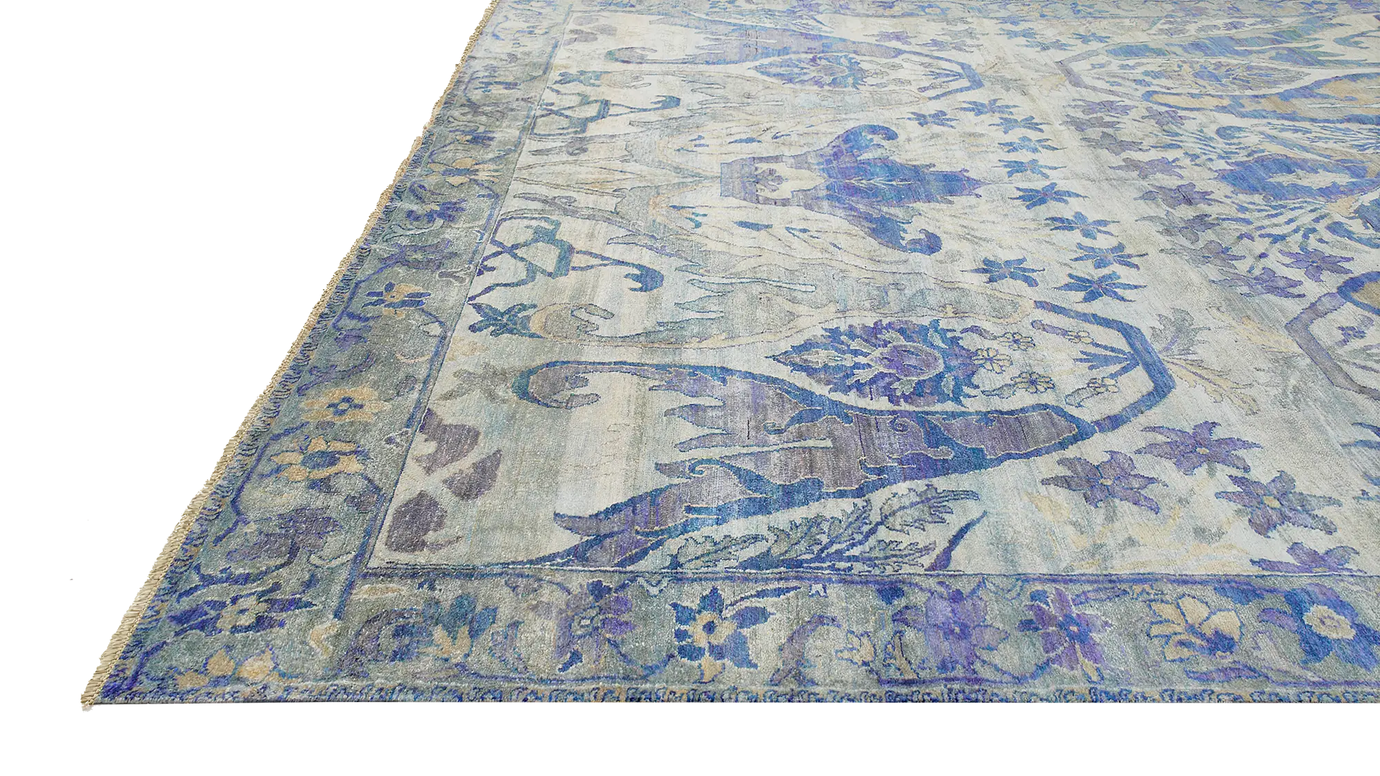 фото ковра HERITAGE AC-228-SILVER-BLU от магазина HandsGallery