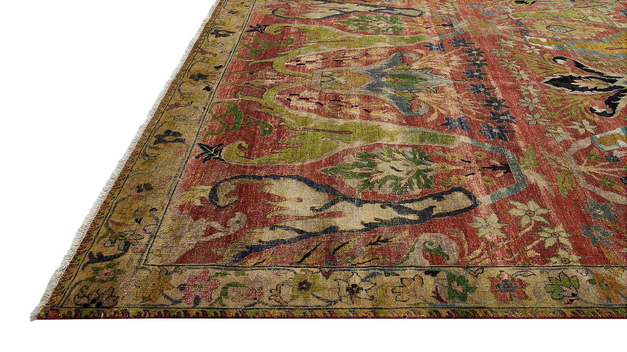 фото ковра HERITAGE AC-228-CRIMSON-LIME от магазина HandsGallery