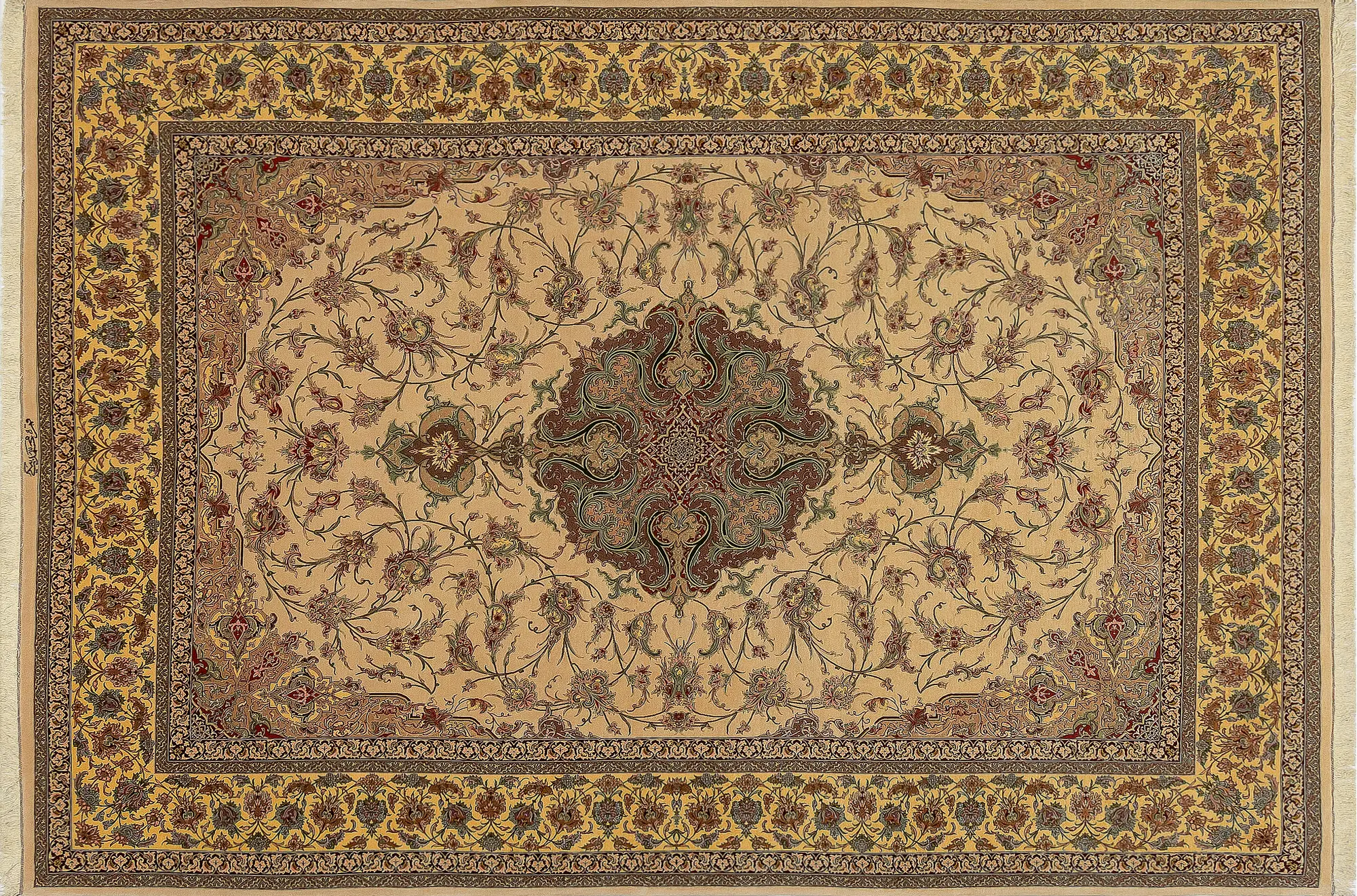 фото ковра TIMELESS Isfahan (Taranj lachag) 12-718 от магазина HandsGallery