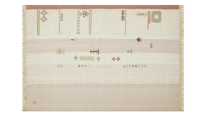 HandsGallery Ковры, созданные вручную DHURRIE WHITE/DIRTY NICKEL