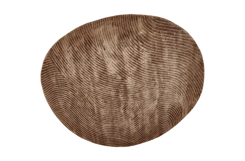 HandsGallery Ковры, созданные вручную FIGURE Natural Brown/Natural Brown