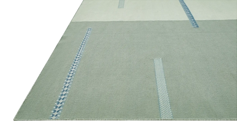 HandsGallery Ковры, созданные вручную DHURRIE Light Sea Mist/Ether