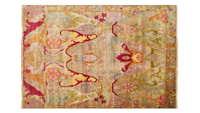 HandsGallery Ковры, созданные вручную HERITAGE AC-228-OLIVE-RUBY