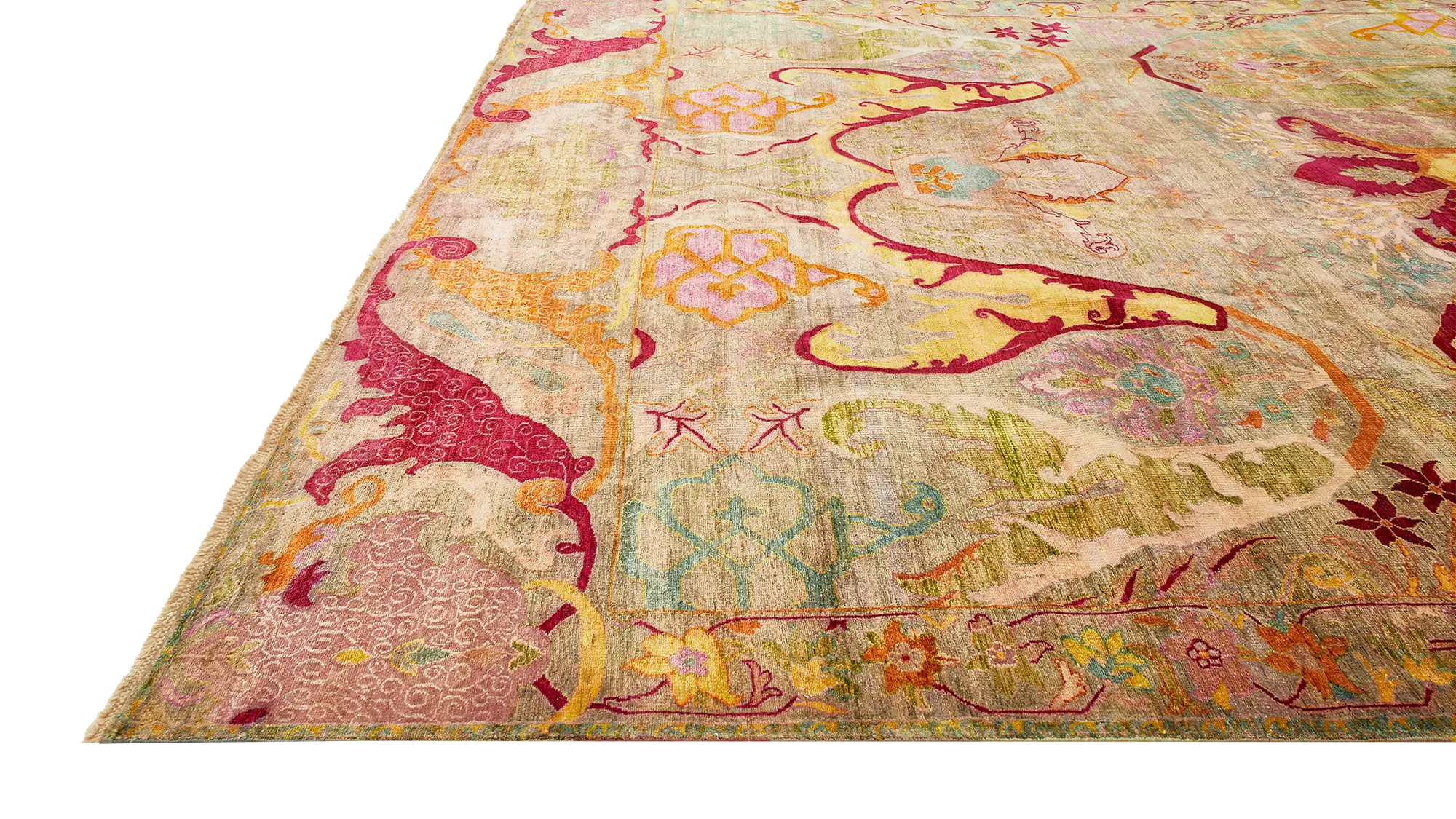 фото ковра HERITAGE AC-228-OLIVE-RUBY от магазина HandsGallery