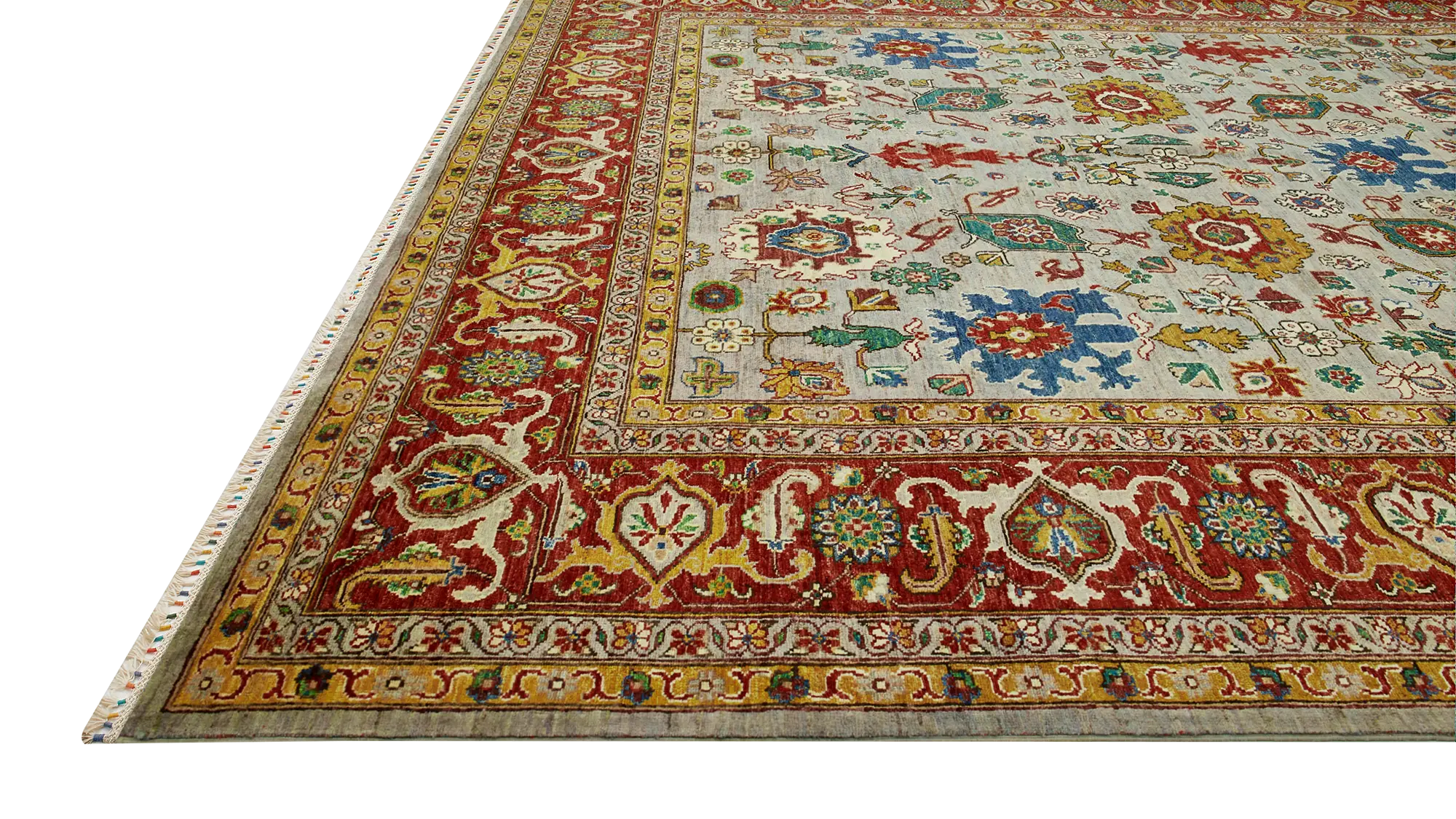 фото ковра TIMELESS 265-GRY-RED от магазина HandsGallery