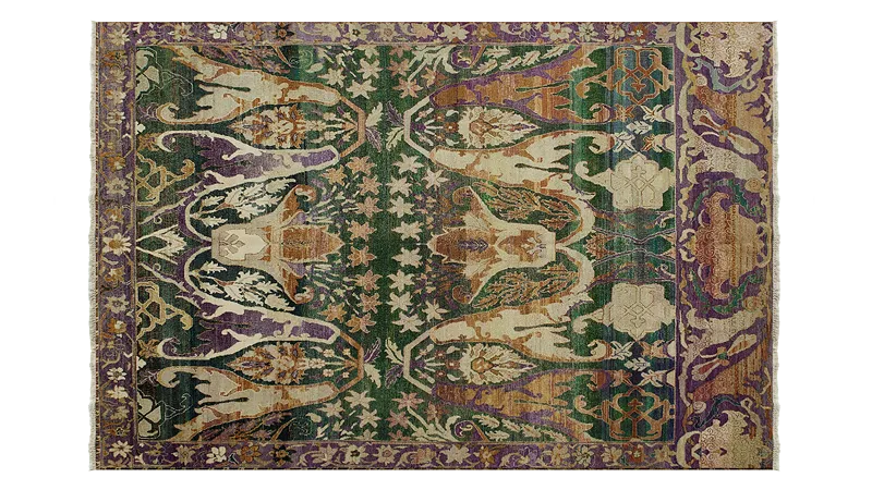 HandsGallery Ковры, созданные вручную HERITAGE AC-228-TOPIARY-PURP