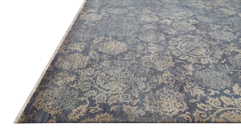 HandsGallery Ковры, созданные вручную HERITAGE 1772-BLU-IVR