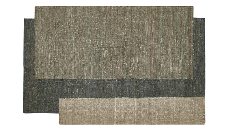 HandsGallery Ковры, созданные вручную DHURRIE Smoke Gray/Eclipse