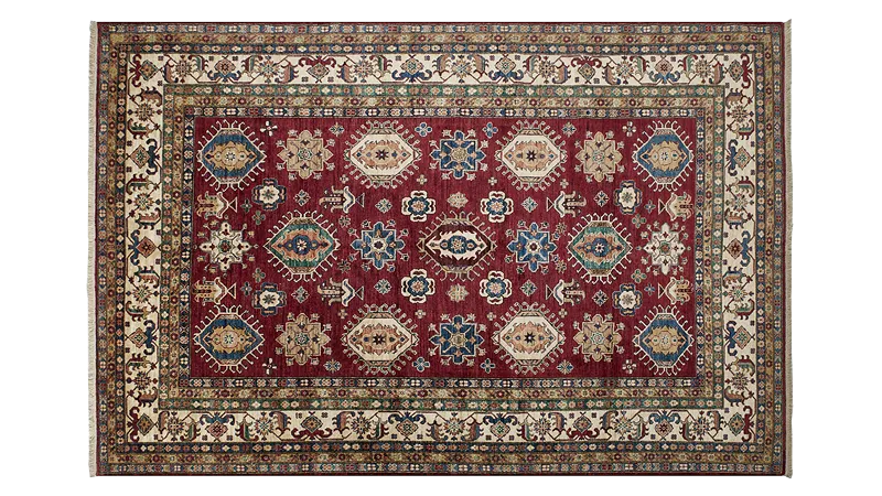 HandsGallery Ковры, созданные вручную TIMELESS 263-RED-IVR