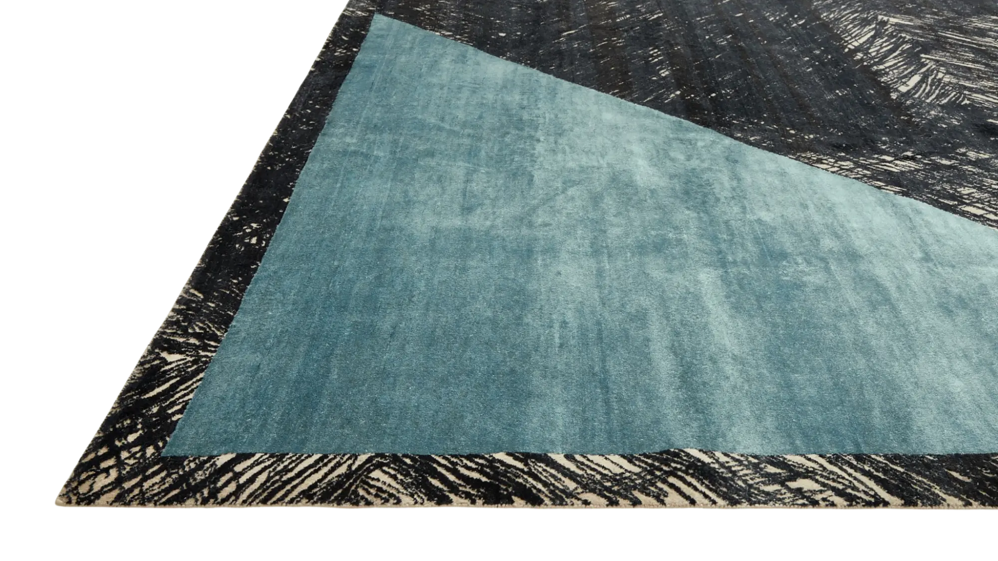 фото ковра GEOMETRIA White/Ebony от магазина HandsGallery