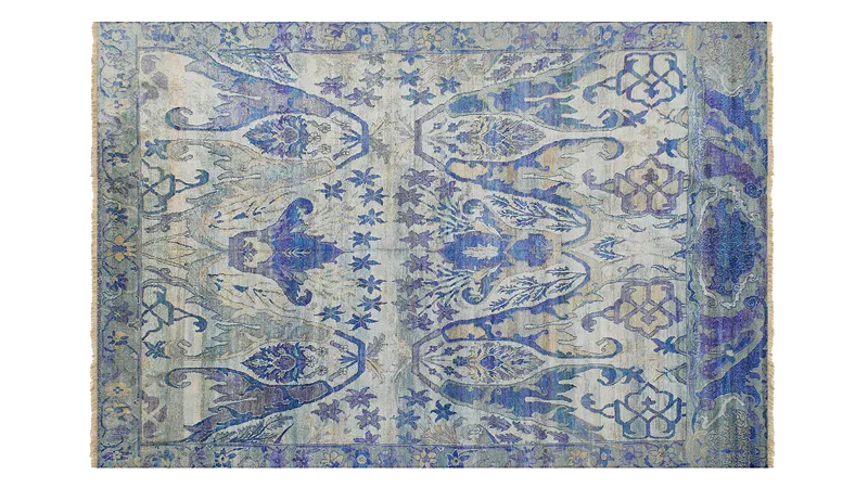 HandsGallery Ковры, созданные вручную HERITAGE AC-228-SILVER-BLU