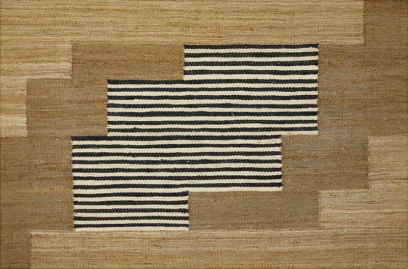 HandsGallery Ковры, созданные вручную DHURRIE LIGHT CAMEL/INDIAN BROWN