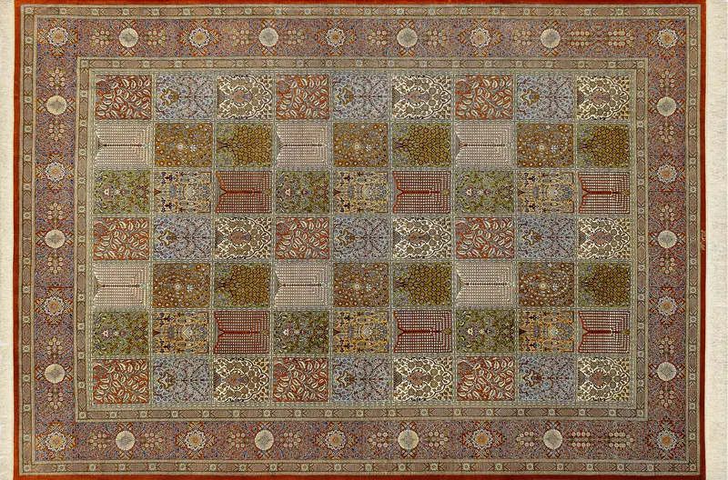 HandsGallery Ковры, созданные вручную TIMELESS Qum (Heshti)13-44