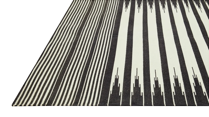 HandsGallery Ковры, созданные вручную DHURRIE Caviar/White