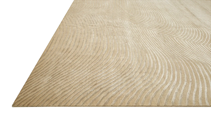 HandsGallery Ковры, созданные вручную ABSTRACTIO ZRP-230 Champage-Silver