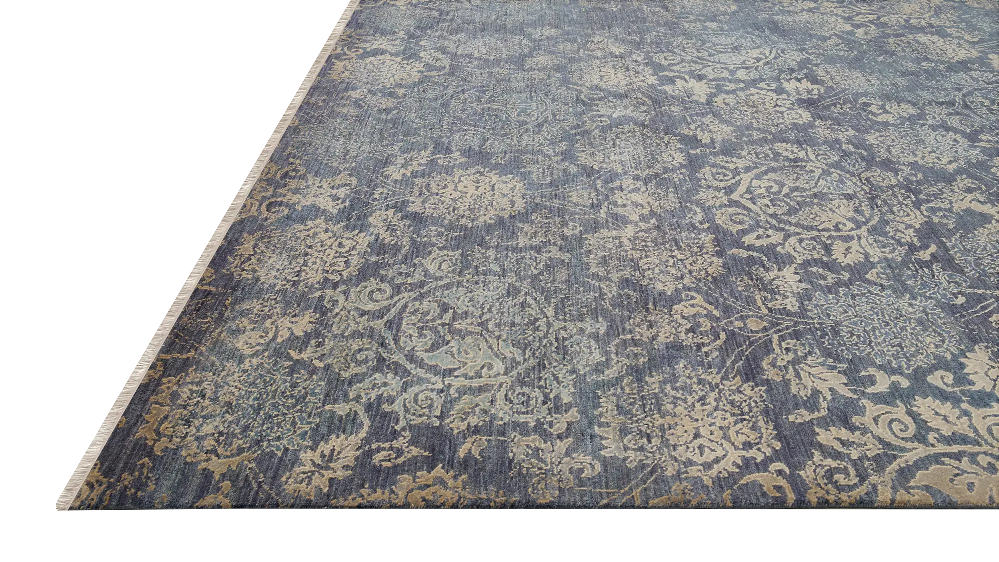 фото ковра HERITAGE 1772-BLU-IVR от магазина HandsGallery