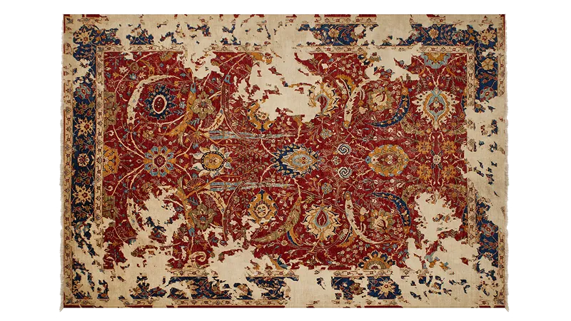 HandsGallery Ковры, созданные вручную HERITAGE 1865-RED-IVR