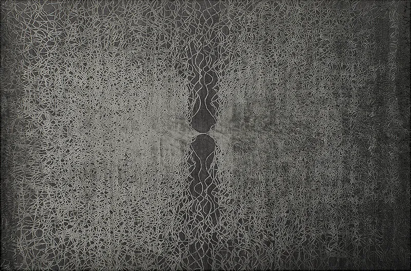 HandsGallery Ковры, созданные вручную ABSTRACTIO ZRP-449 CHARCOAL-GREY