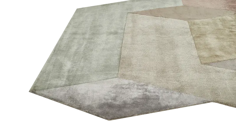 HandsGallery Ковры, созданные вручную FIGURE Medium Gray/Pale Aubergine