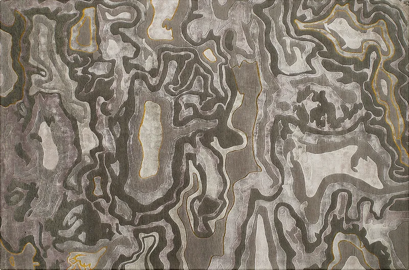 HandsGallery Ковры, созданные вручную ABSTRACTIO GOLD WAVE