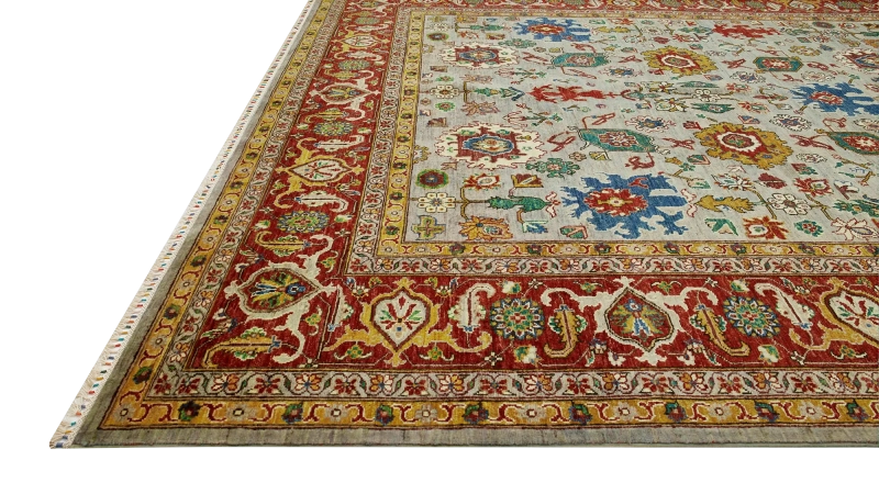 HandsGallery Ковры, созданные вручную TIMELESS 265-GRY-RED