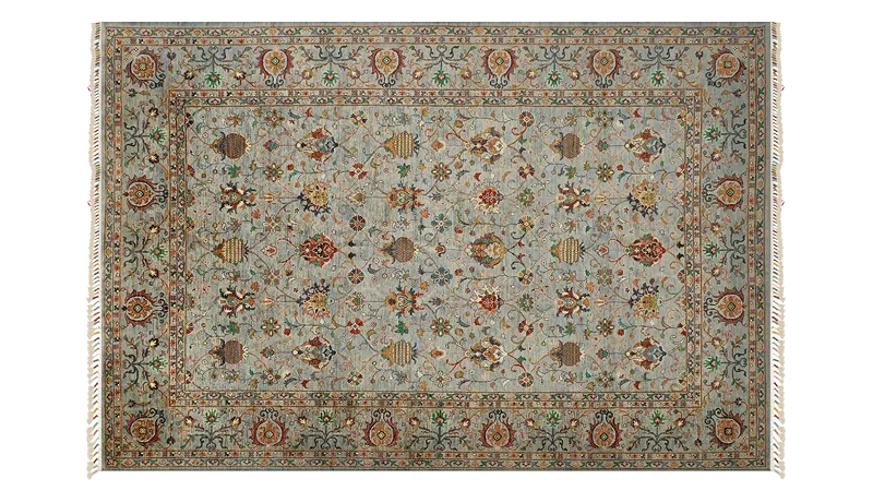 HandsGallery Ковры, созданные вручную TIMELESS 254-GRY-BLU