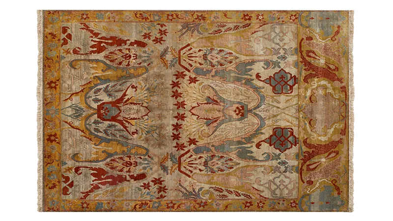 HandsGallery Ковры, созданные вручную HERITAGE AC-228-TRANSPARENT-RED