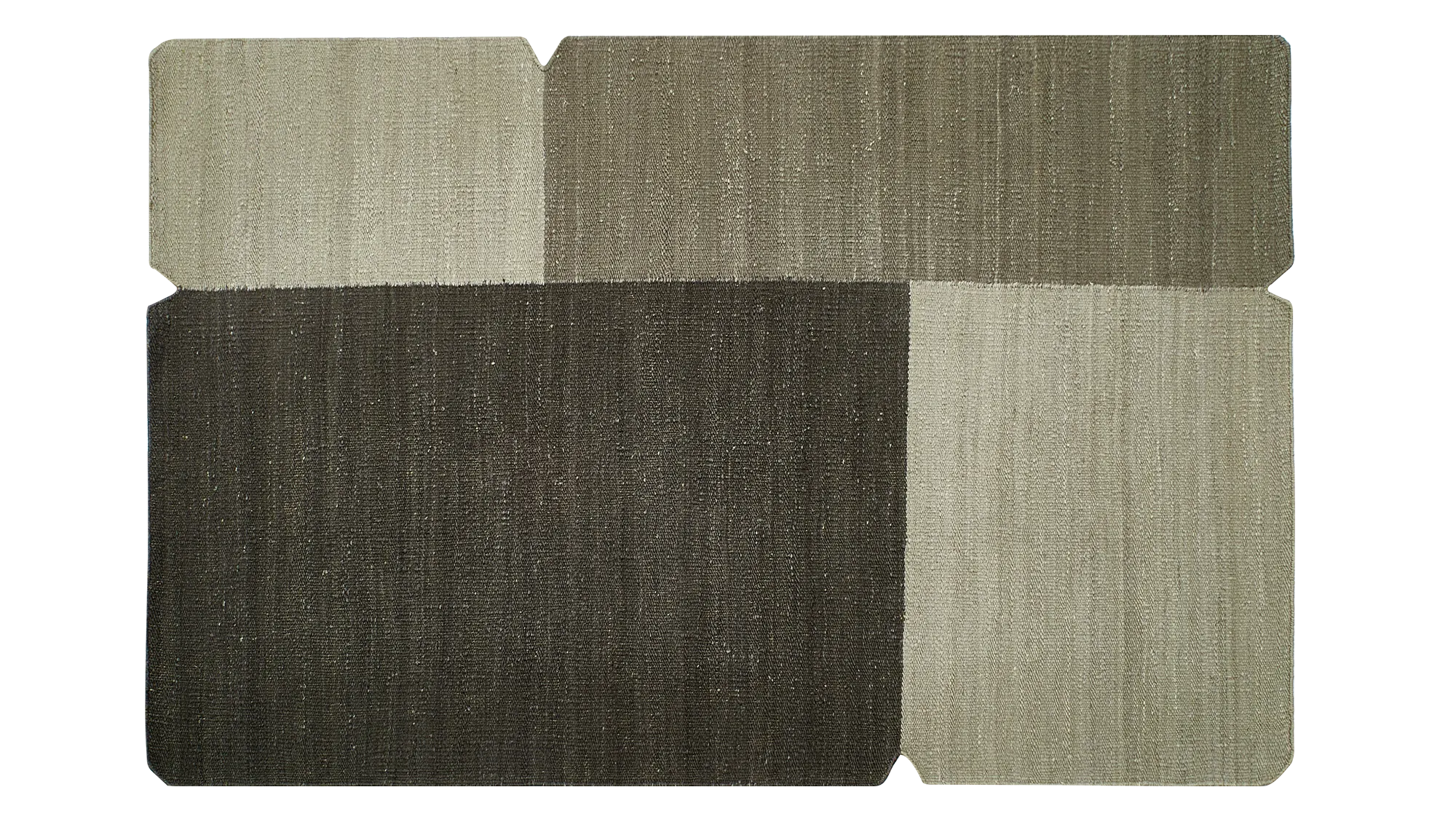 фото ковра DHURRIE Black Olive/Nickel от магазина HandsGallery